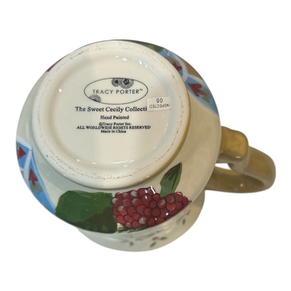 Tracy Porter Sweet Cecily 10oz Hand-Painted Floral Ceramic Creamer - Picture 5 of 5